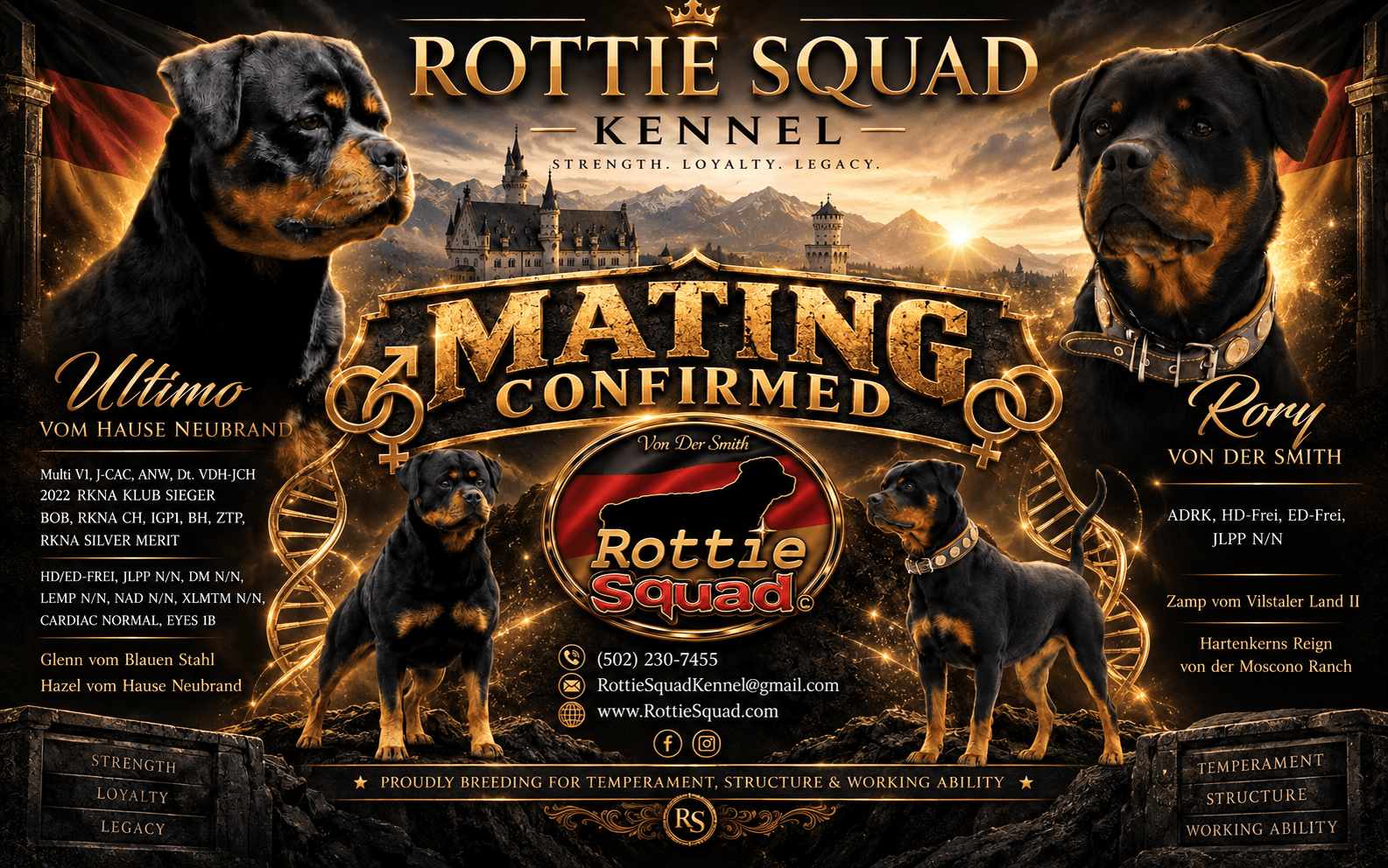 Ultimo & Rory mating confirmed